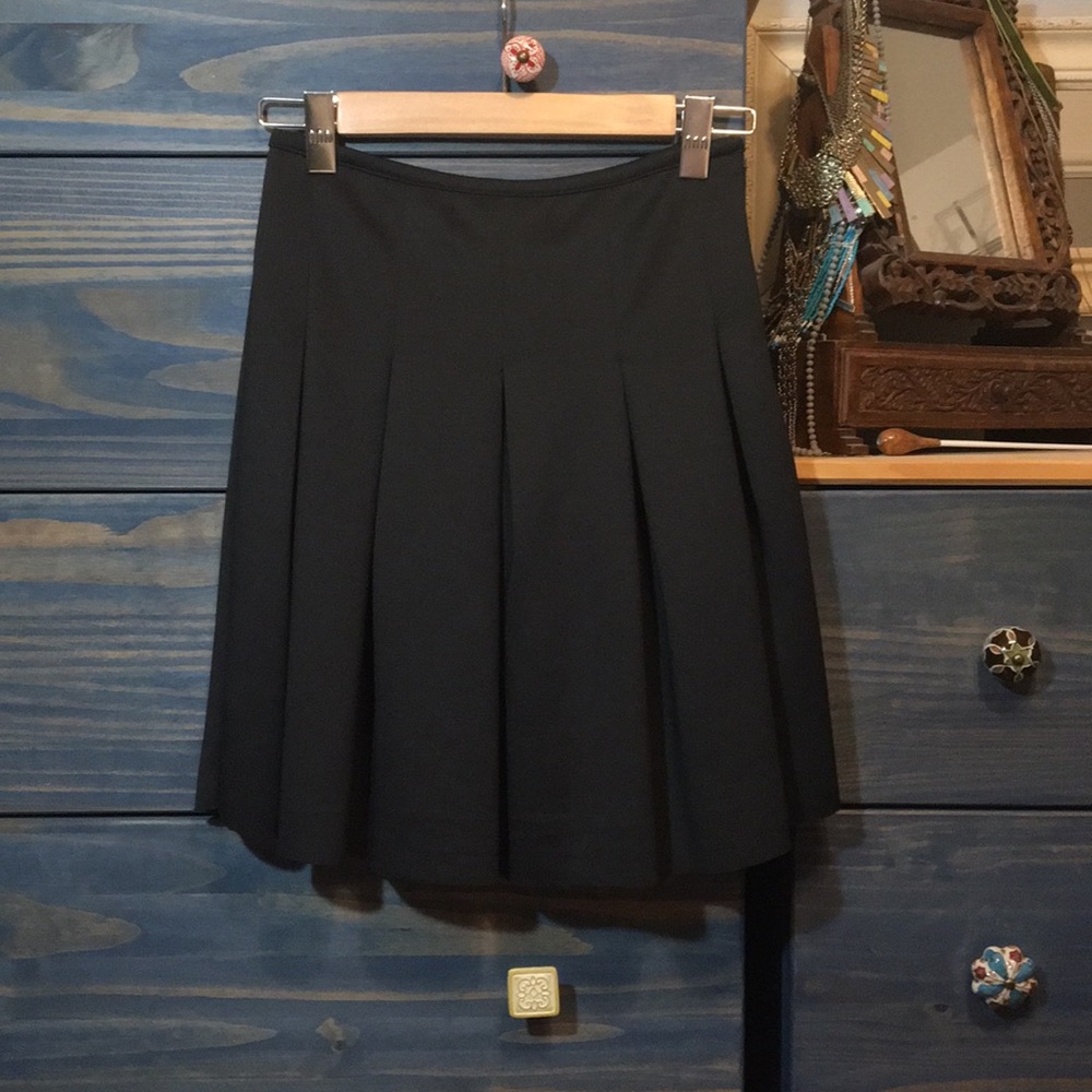 Sis-sis boutique find! Pleated black circle skirt